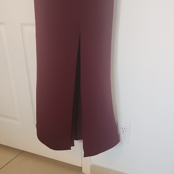 JB P226009 Simple Soft Crepe Long Bridesmaid Dress with Portrait Neckline 16 - Picture 5 of 11